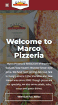 Mobile Screenshot of marcopizzeria.com