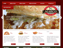 Tablet Screenshot of marcopizzeria.pl
